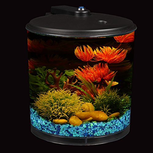 Koller-Products-AquaView-2-Gallon-360-Fish-Tank-with-Power-Filter-and-LED-Lighting-0-4