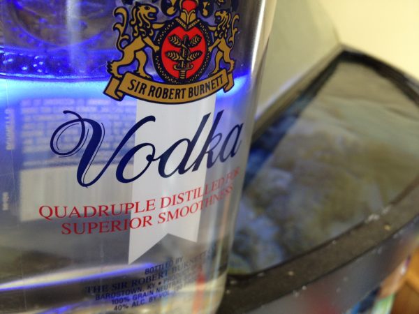 Vodka dosing in a saltwater aquarium