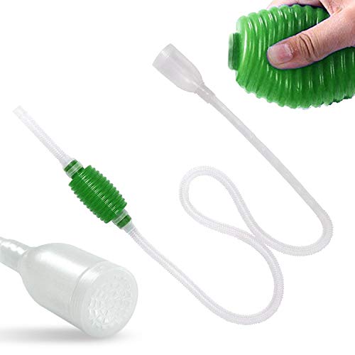 Luigi's Aquarium/Fish Tank Siphon and Gravel Cleaner - A Hand Syphon Pump to Drain and Replace Your...