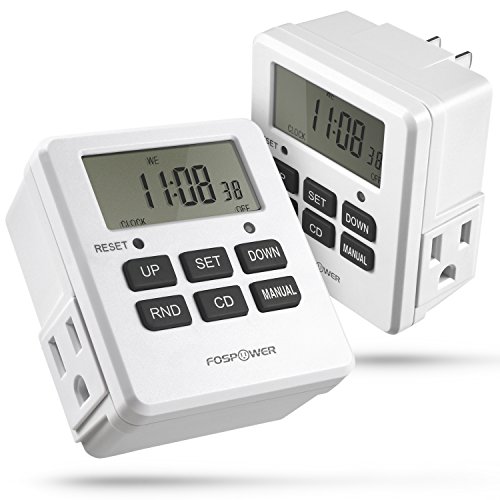 Fospower 7-Day Programmable Digital Timer
